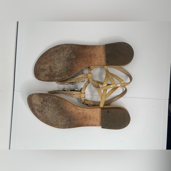 Kate Spade Tan Jeweled Embellished Sandals - Picture 4 of 5